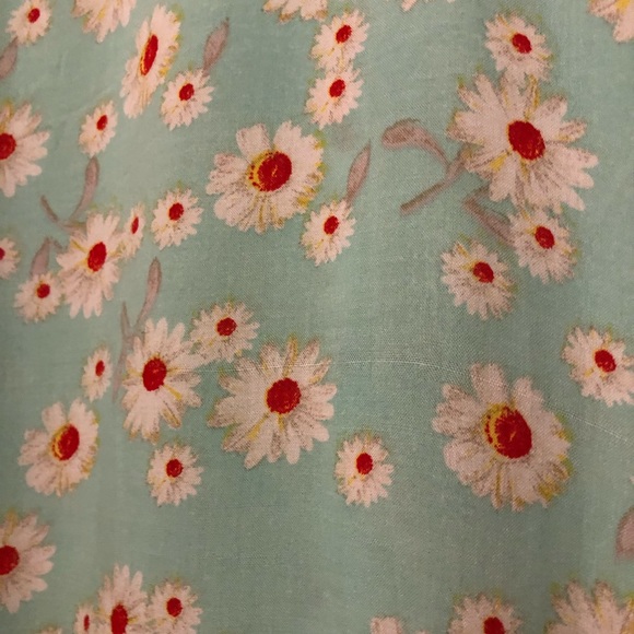 L.A. Hearts Floral Blouse Frilly Straps V Neck - Picture 3 of 8